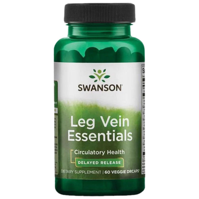 Delayed-Release Leg Vein Essentials - 60 капсули  Swanson - Nutra Best Bulgaria