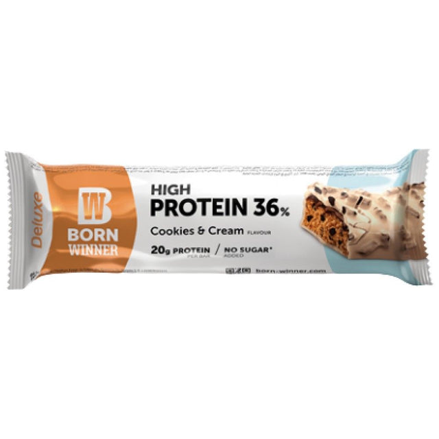 Deluxe 36% High Protein Bar - 15 x 55 грама  Born Winner - Nutra Best Bulgaria
