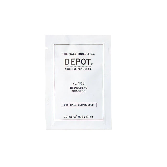 Depot, 100 Hair Cleansing No. 103, Pro-Vitamin B5, Hair Shampoo, For Hydration, 10 ml  Depot - Nutra Best Bulgaria