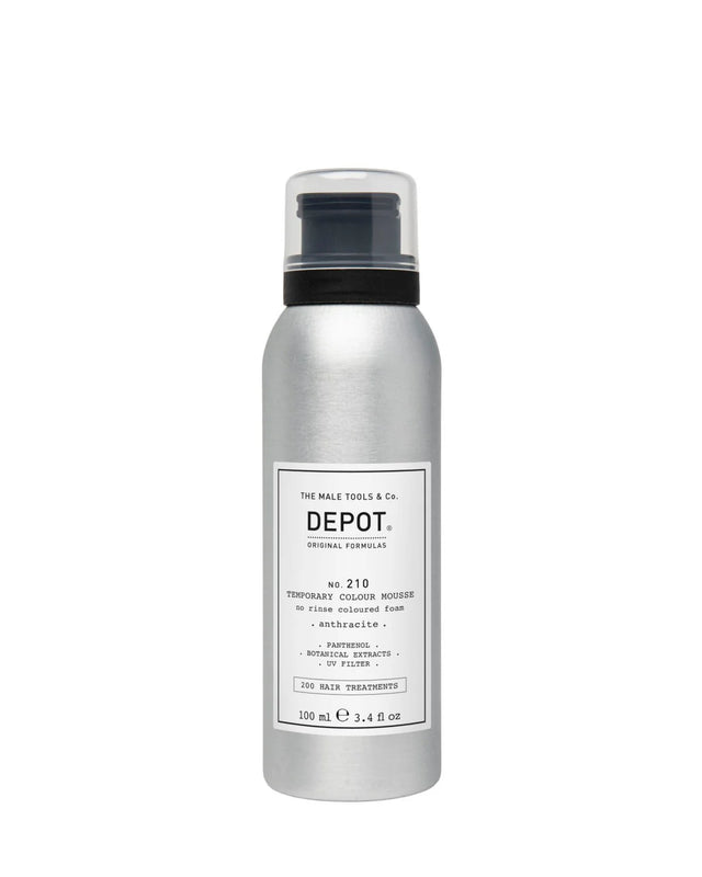 Depot, 200 Hair Treatments No. 210, Panthenol, Hair Colour Leave-In Mousse,  Anthracite, 100 ml  Depot - Nutra Best Bulgaria