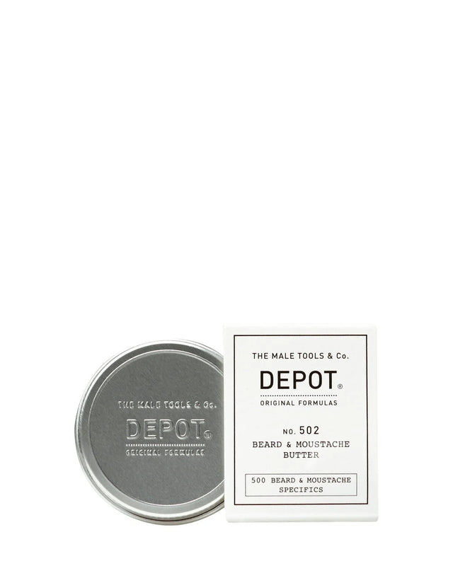 Depot, 500 Beard & Mustache Specifics No. 502, Argan Oil, Beard & Moustache Butter, Nourishing & Softening, 30 ml  Depot - Nutra Best Bulgaria