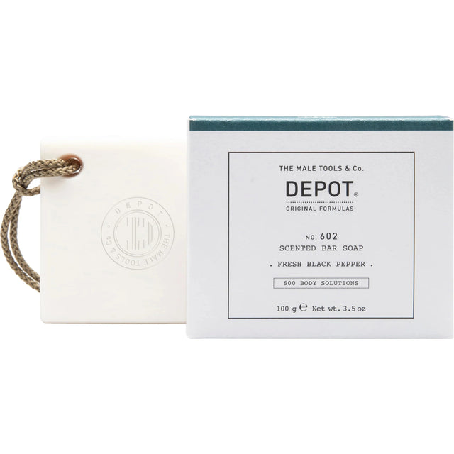 Depot, 600 Body Solutions No. 602, Botanical Complex, Cleansing, Fresh Black Pepper, Scented Soap Bar , Spicy Notes, 100 g  Depot - Nutra Best Bulgaria
