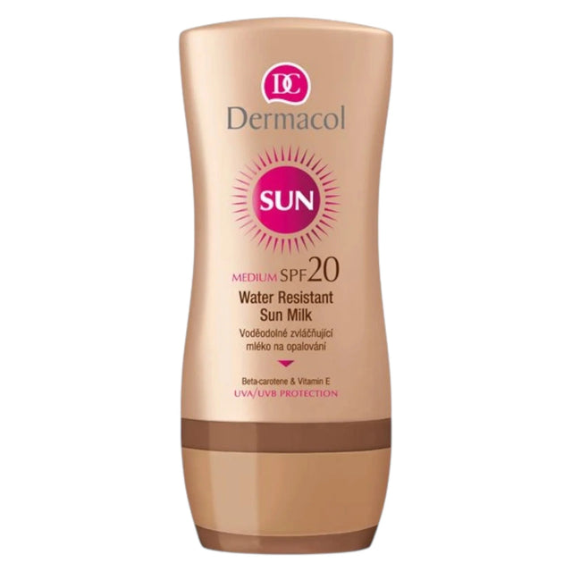 Dermacol, Sun, Water-Resistant, Sunscreen Milk, SPF20, 200 ml *Tester  Dermacol - Nutra Best Bulgaria