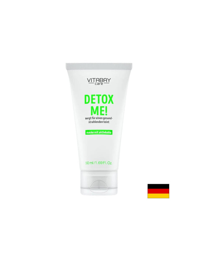 Маска за лице с активен въглен Detox Me, 50 ml  Vitabay - Nutra Best Bulgaria