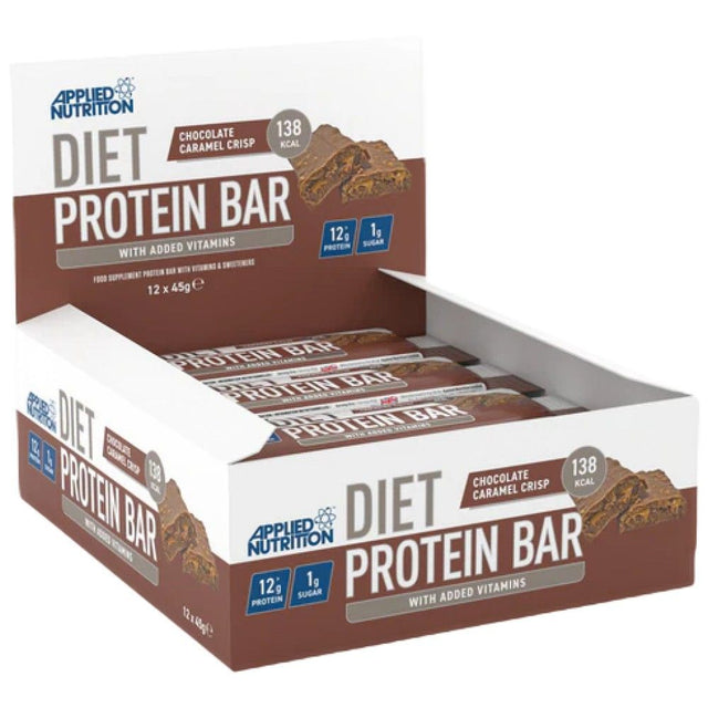 Diet Protein Bar - 12 x 45 грама  Applied Nutrition - Nutra Best Bulgaria