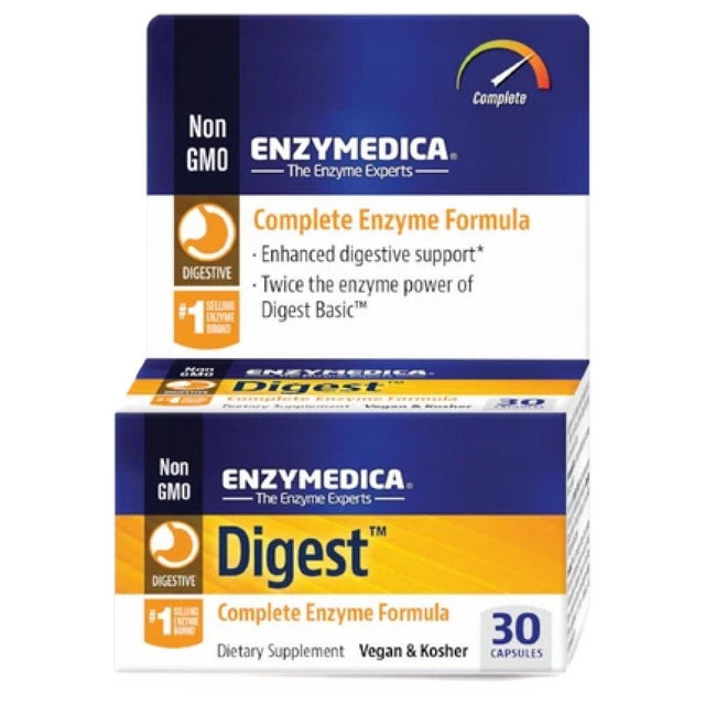 Digest - 30 капсули  Enzymedica - Nutra Best Bulgaria