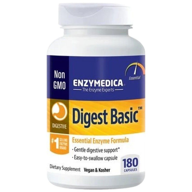Digest Basic - 180 капсули  Enzymedica - Nutra Best Bulgaria