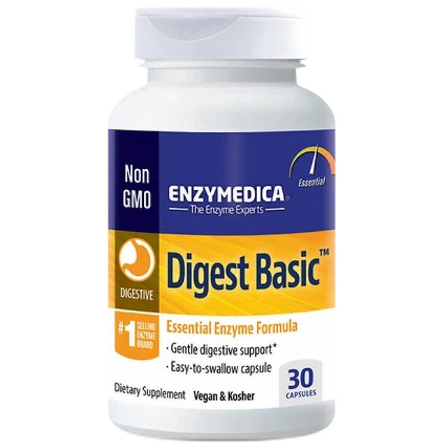 Digest Basic - 30 капсули  Enzymedica - Nutra Best Bulgaria