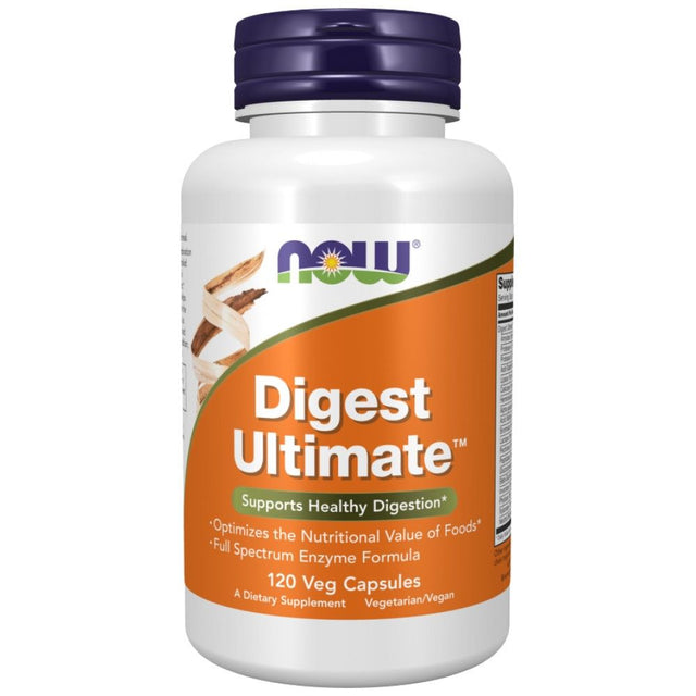 Digest Ultimate™ - 120 капсули  NOW Foods - Nutra Best Bulgaria