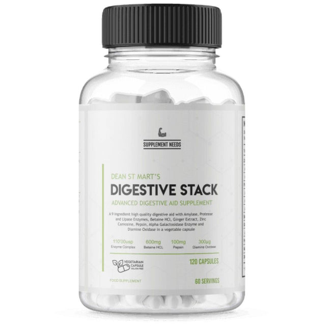 Digestive Stack - 120 капсули  Supplement Needs - Nutra Best Bulgaria