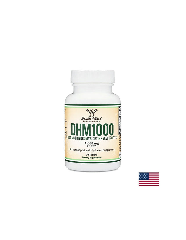 Dihydromyricetin + Electrolytes/ Дихидромирицетин + eлектролити, 30 таблетки Double Wood  Double Wood - Nutra Best Bulgaria