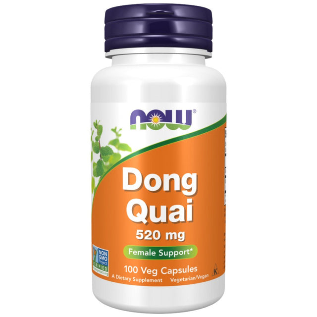 Dong Quai 520 mg - 100 капсули  NOW Foods - Nutra Best Bulgaria