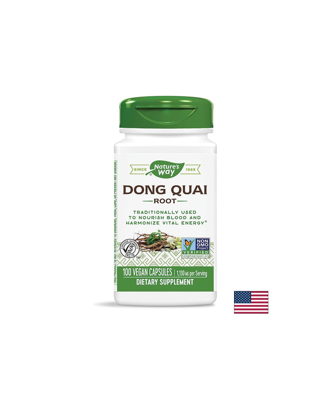 Dong Quai Root/ Китайска ангелика (корен) 565 mg x 100 капсули Nature’s Way  Nature’s Way - Nutra Best Bulgaria