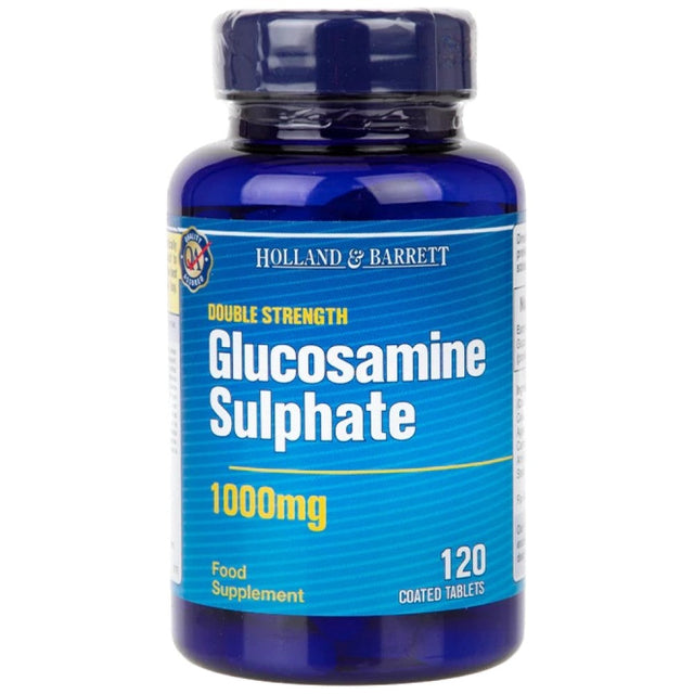 Double Strength Glucosamine Sulphate 1000 mg - 120 Таблетки  Holland and Barrett - Nutra Best Bulgaria