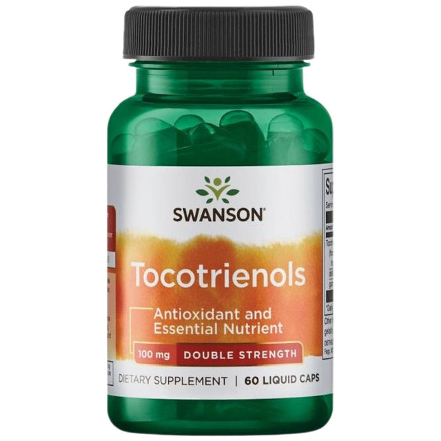 Double Strength Tocotrienols 100 mg 60 Гел капсули  Swanson - Nutra Best Bulgaria