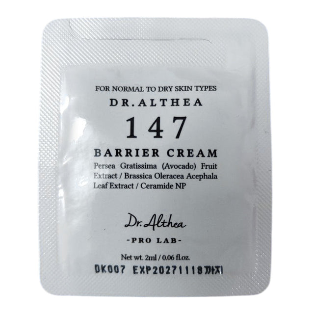 Dr. Althea Pro Lab 147 Barrier Cream SAMPLE 2 ml  Dr. Althea - Nutra Best Bulgaria