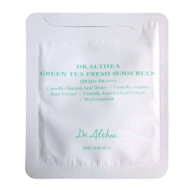 Dr.Althea Pro Lab SAMPLE Green Tea Fresh Sunscreen 2 ml  Dr. Althea - Nutra Best Bulgaria