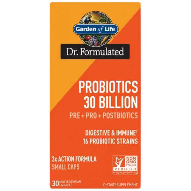 Dr. Formulated Probiotics 30 Billion - 30 капсули  Garden Of Life - Nutra Best Bulgaria
