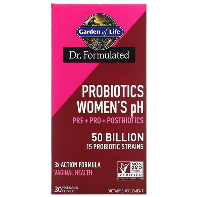 Dr. Formulated Probiotics Women's pH - 30 капсули  Garden Of Life - Nutra Best Bulgaria