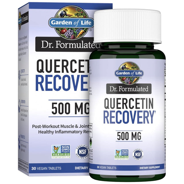 Dr. Formulated Quercetin Recovery 500 mg - 30 Таблетки  Garden Of Life - Nutra Best Bulgaria