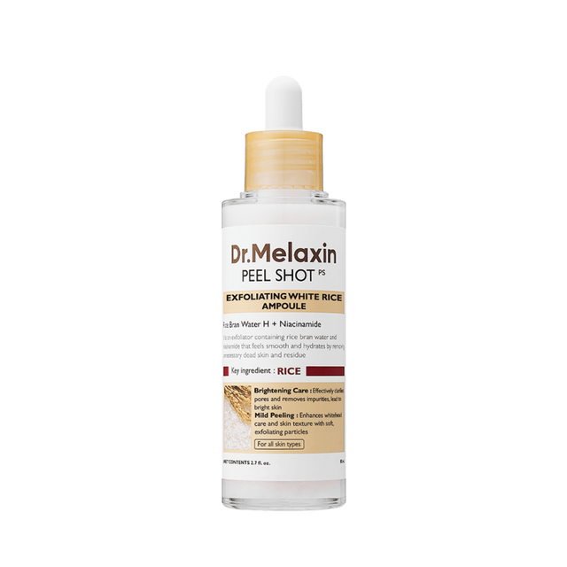 Dr.Melaxin - Peel Shot Exfoliant White Rice Ampoule, 80ml  Dr.Melaxin - Nutra Best Bulgaria