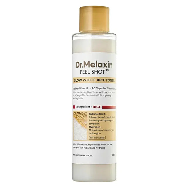 Dr.Melaxin - Peel Shot Glow Rice Toner 200ml  Dr.Melaxin - Nutra Best Bulgaria