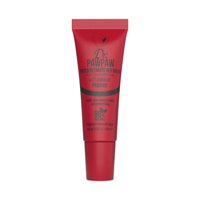 Dr. PawPaw, Multipurpose, Tinted, Lip Balm, Red, 10 ml  Dr. PawPaw - Nutra Best Bulgaria