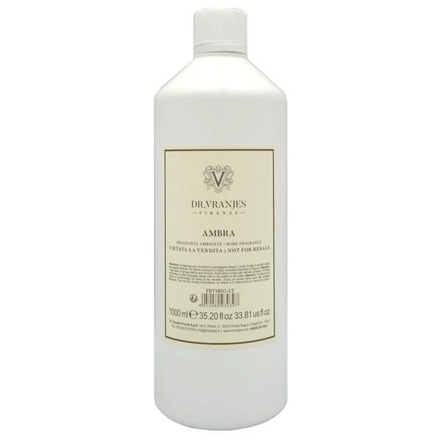 Dr. Vranjes Firenze, Ambra, Amber, Oil Diffuser Refill, 1000 ml  Dr. Vranjes Firenze - Nutra Best Bulgaria