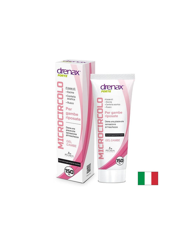 Масажен гел за крака с конски кестен, готу-кола и рускус - Дренакс - Drenax® Forte – при разширени вени и отоци, 150 ml  Paladin Pharma - Nutra Best Bulgaria