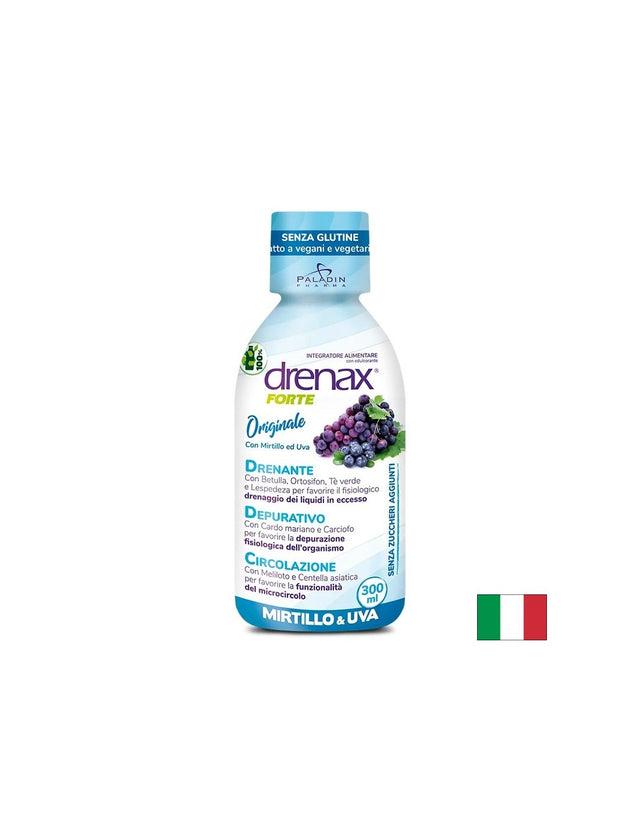Диуретична формула с гроздово семе и синя боровинка - Дренакс - Drenax® Forte, 300 ml, 10 дози  Paladin Pharma - Nutra Best Bulgaria
