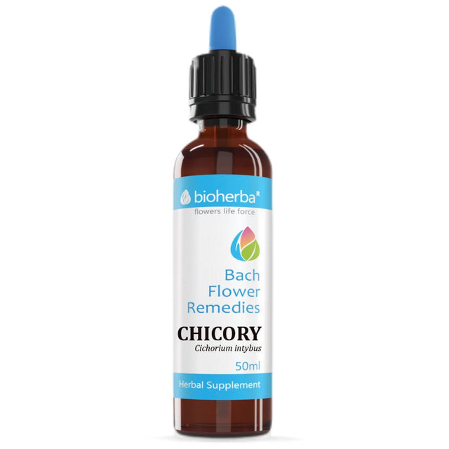 Drops Bach Flower Remedies Chicory | Cichorium Intybus - 50 мл  Bioherba - Nutra Best Bulgaria