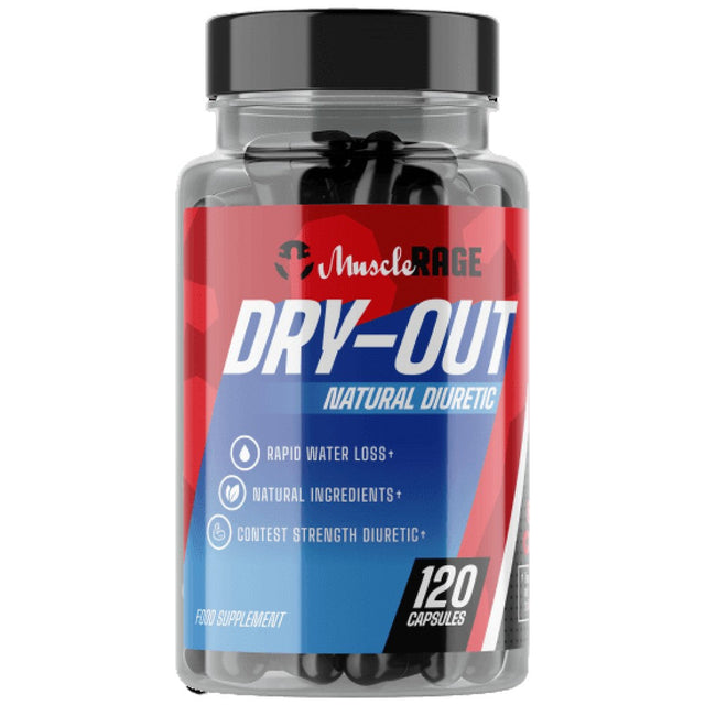 Dry-Out | Natural Diuretic - 120 капсули  Muscle Rage - Nutra Best Bulgaria