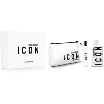 Dsquared2 - Icon Pour Femme Dárková sada EDP 100, miniaturka EDP 10 ml a kosmetická taštička - 100ml  Dsquared2 - Nutra Best Bulgaria
