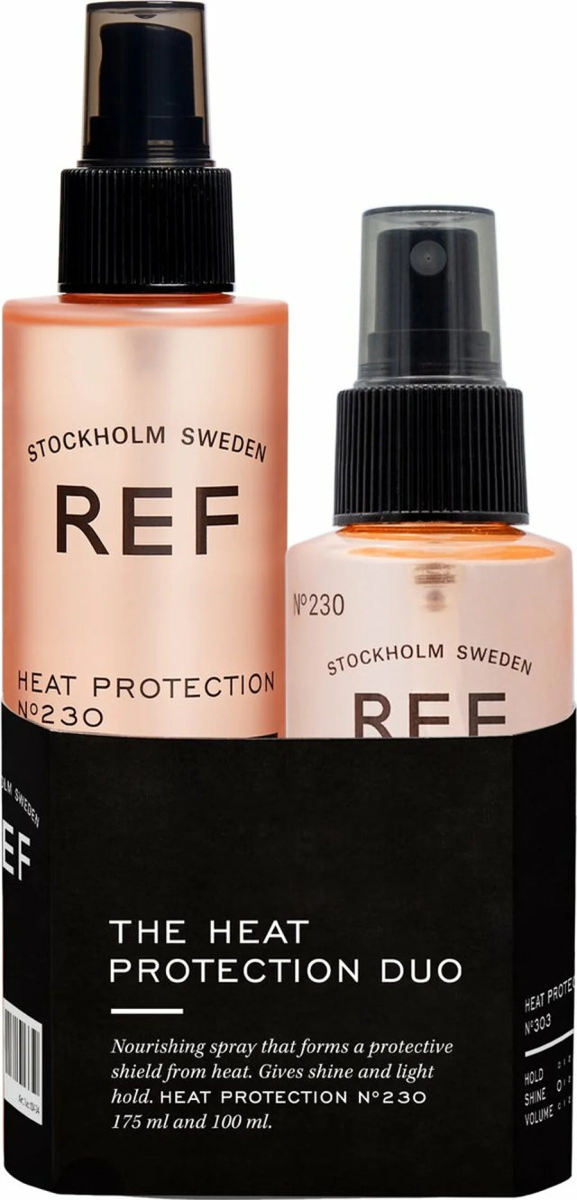 Duo Set Ref Stockholm: Protect & Prepare No.230, Vegan, Hair Spray, Heat Protection, 175 ml + Protect & Prepare No.230, Hair Spray, Heat Protection, 100  Ref Stockholm - Nutra Best Bulgaria
