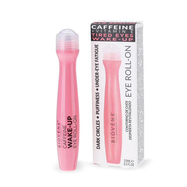 Кафеинов околоочен серум с витамин E за освежаване на уморените очи 15 мл  Biovène Barcelona - Nutra Best Bulgaria