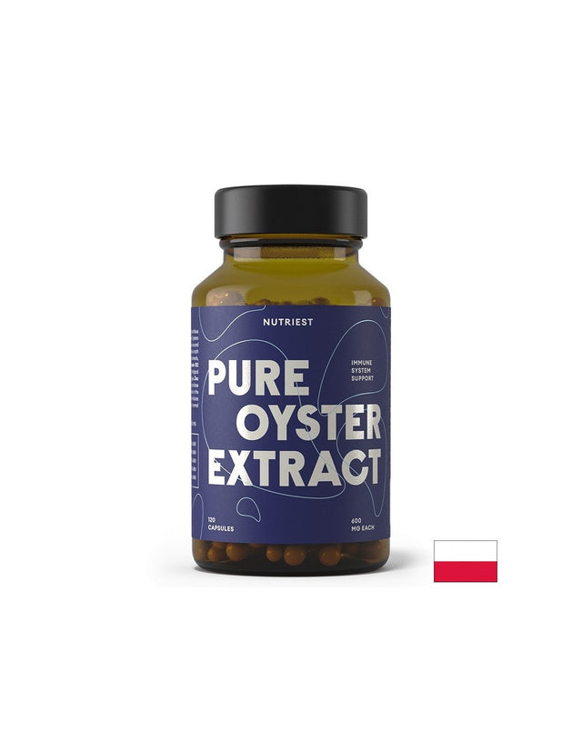 Имунитет, хормонален дисбаланс - Eкстракт от стриди, 600 mg х 120 капсули  Nutriest - Nutra Best Bulgaria