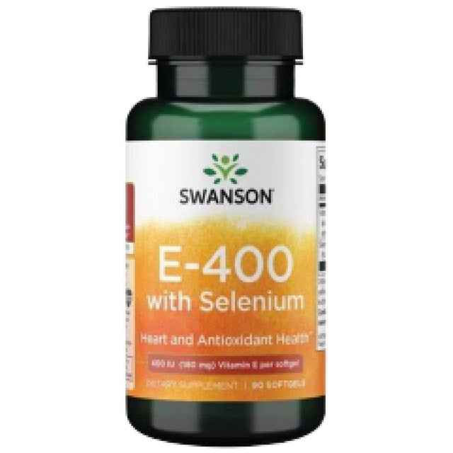 E with Selenium 400 IU - 90 Гел капсули  Swanson - Nutra Best Bulgaria