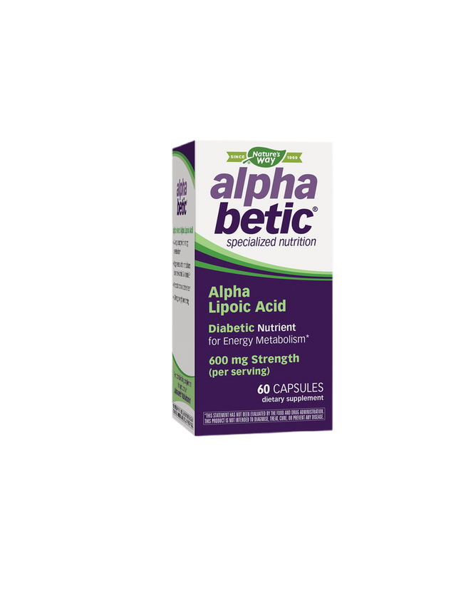 AlphaBetic® Alpha Lipoic Acid/ Алфа Бетик® Алфа Липоева Киселина 200 mg x 60 капсули Nature’s Way - Nutra Best Bulgaria