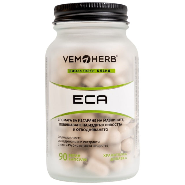 ECA - 90 капсули  VemoHerb - Nutra Best Bulgaria