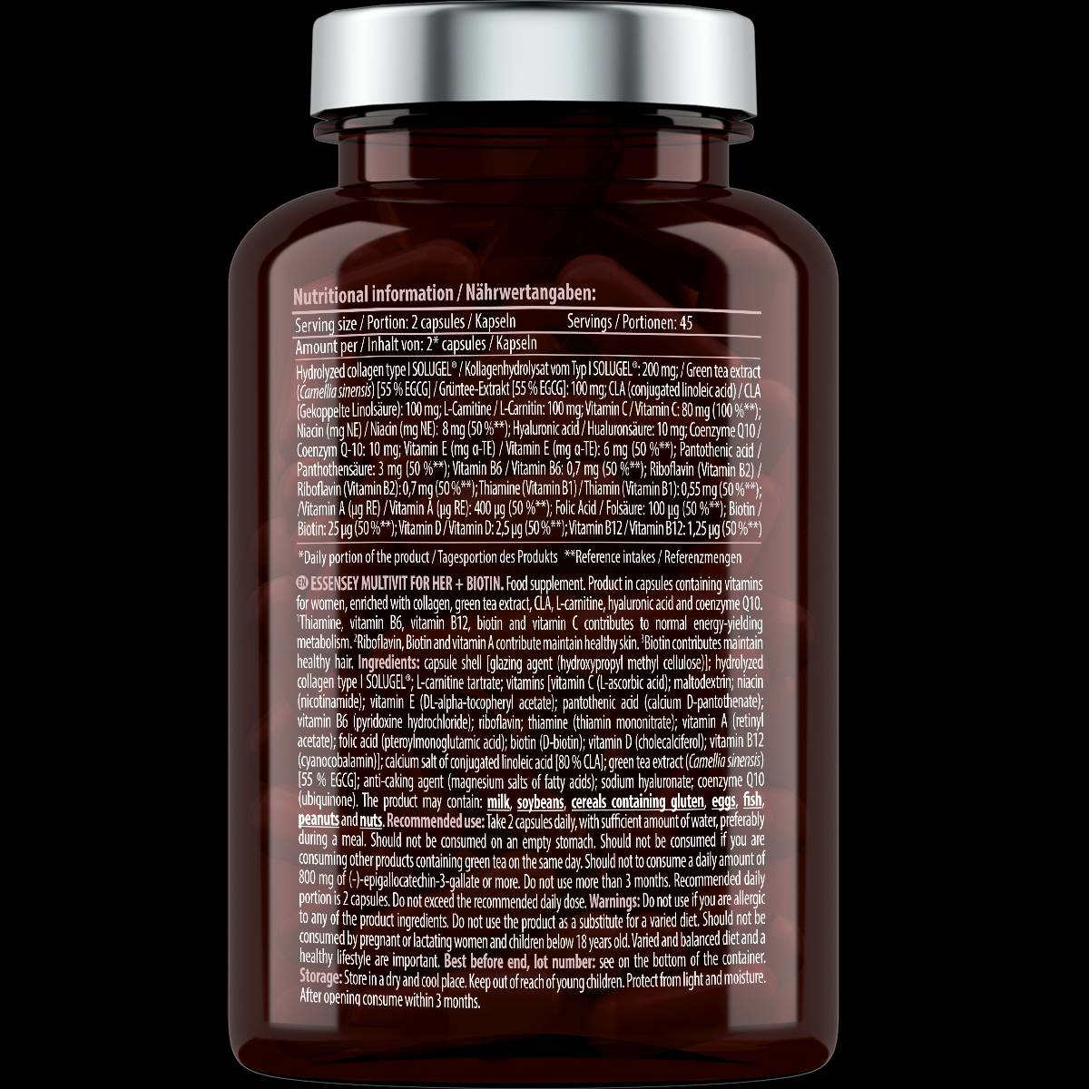 Multivit for Her + Biotin - 90 капсули  ESSENSEY - Nutra Best Bulgaria