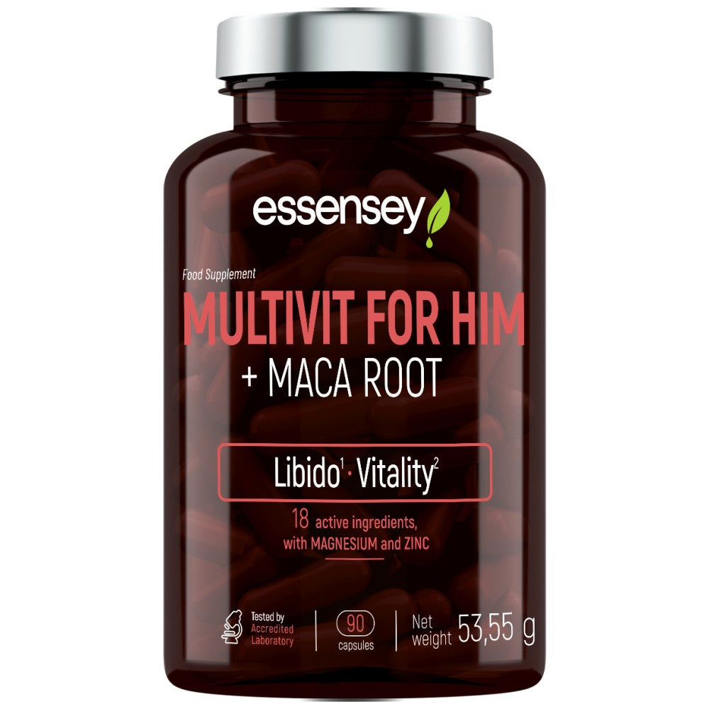 Multivit for Him + Maca Root - 90 капсули  ESSENSEY - Nutra Best Bulgaria