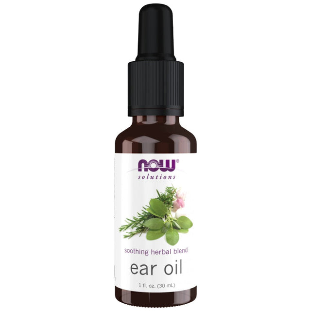 Ear Oil Relief | Soothing Herbal Blend - 30 мл  NOW Foods - Nutra Best Bulgaria