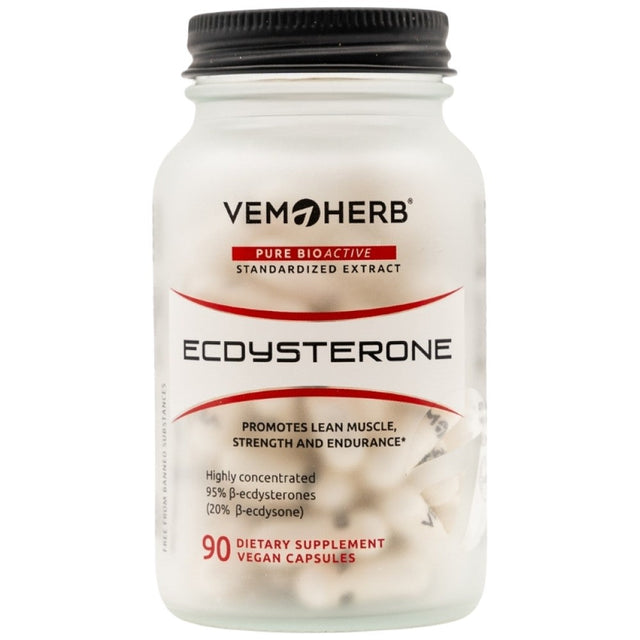 Ecdysterone / Leuzea Extract - 90 капсули  VemoHerb - Nutra Best Bulgaria