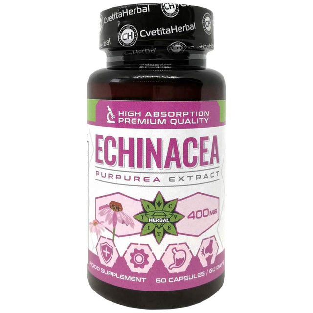 Echinacea 400 mg - 60 капсули  Cvetita Herbal - Nutra Best Bulgaria