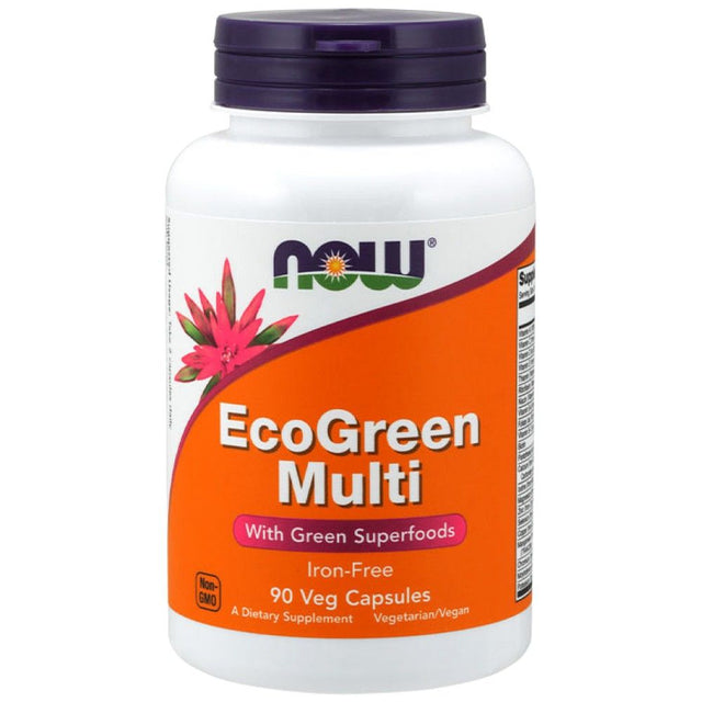 Eco Green Multi - 90 капсули  NOW Foods - Nutra Best Bulgaria