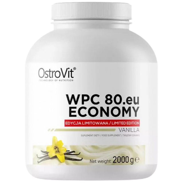 Economy WPC 80.eu / Whey Protein Concentrate - 2000 грама  OstroVit - Nutra Best Bulgaria