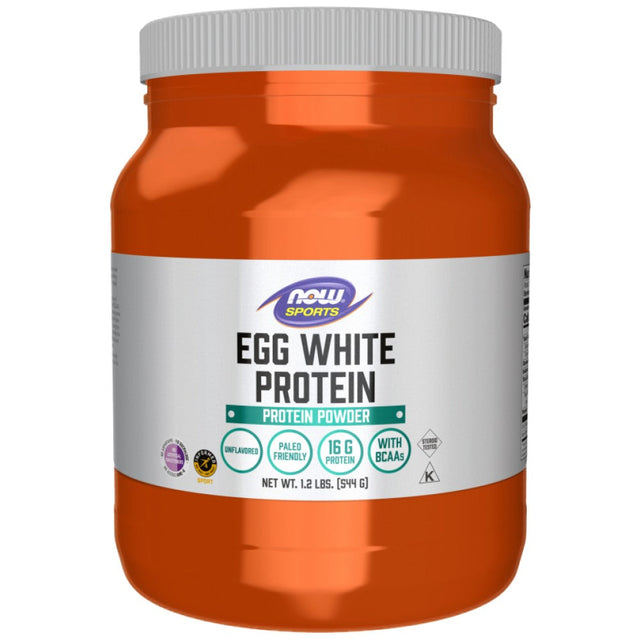 Eggwhite Protein - 544 грама  NOW Foods - Nutra Best Bulgaria