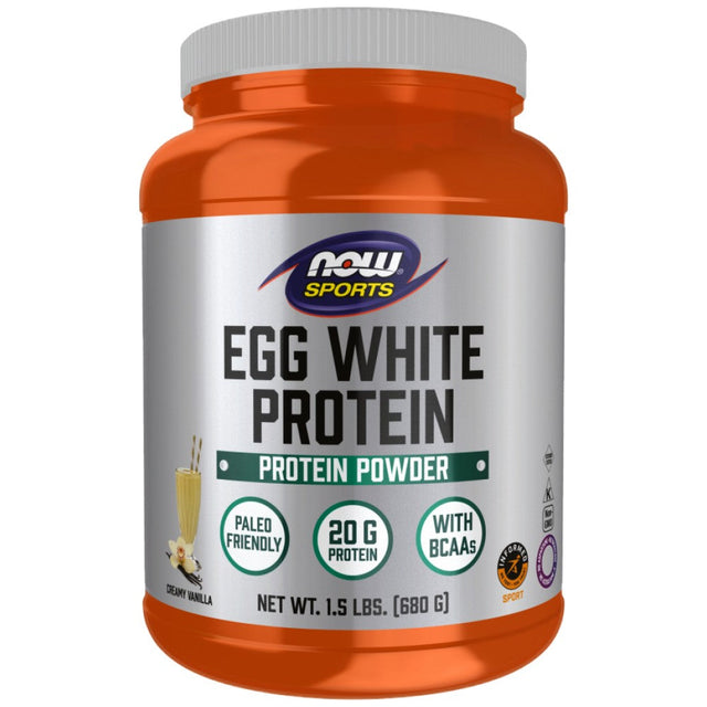 Eggwhite Protein - 680 грама  NOW Foods - Nutra Best Bulgaria