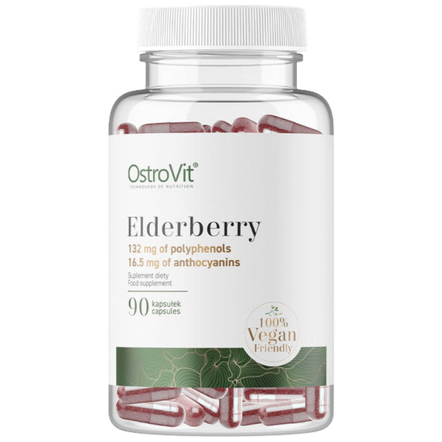 Elderberry Extract 330 mg | Vege 90 капсули  OstroVit - Nutra Best Bulgaria