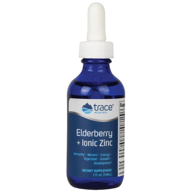 Elderberry + Ionic Zinc - 59 мл  Trace Minerals - Nutra Best Bulgaria